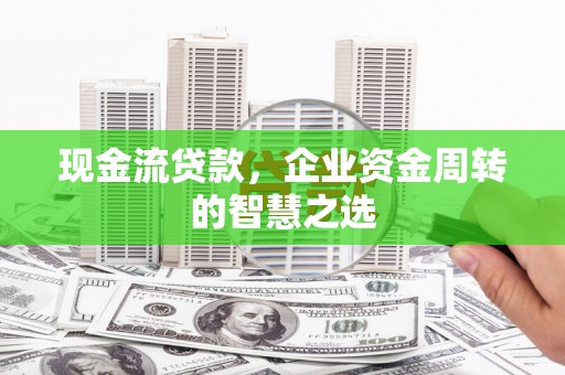 吴兴现金流贷款，企业资金周转的智慧之选