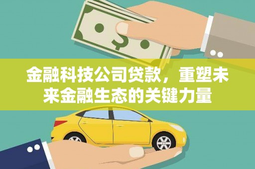 吴兴金融科技公司贷款，重塑未来金融生态的关键力量