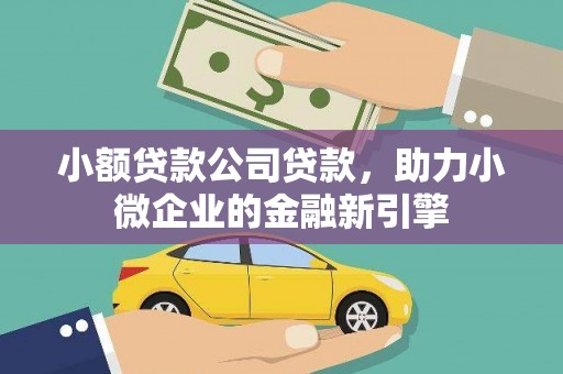 吴兴小额贷款公司贷款，助力小微企业的金融新引擎