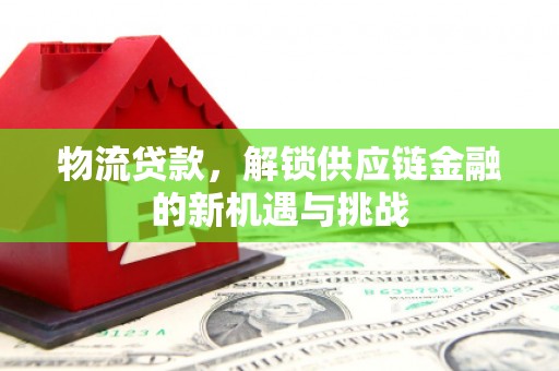 吴兴物流贷款，解锁供应链金融的新机遇与挑战