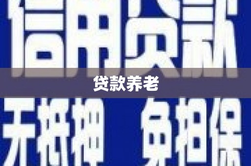 吴兴贷款养老