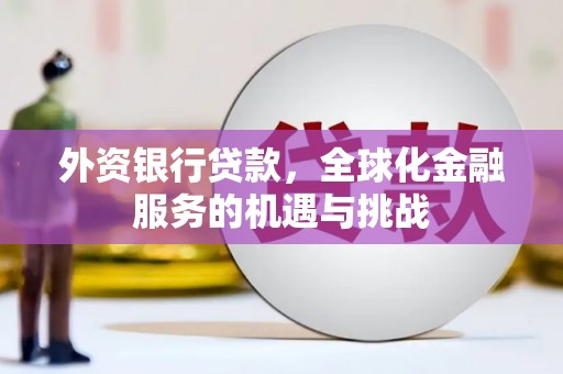 吴兴外资银行贷款，全球化金融服务的机遇与挑战
