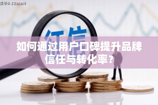 吴兴如何通过用户口碑提升品牌信任与转化率？